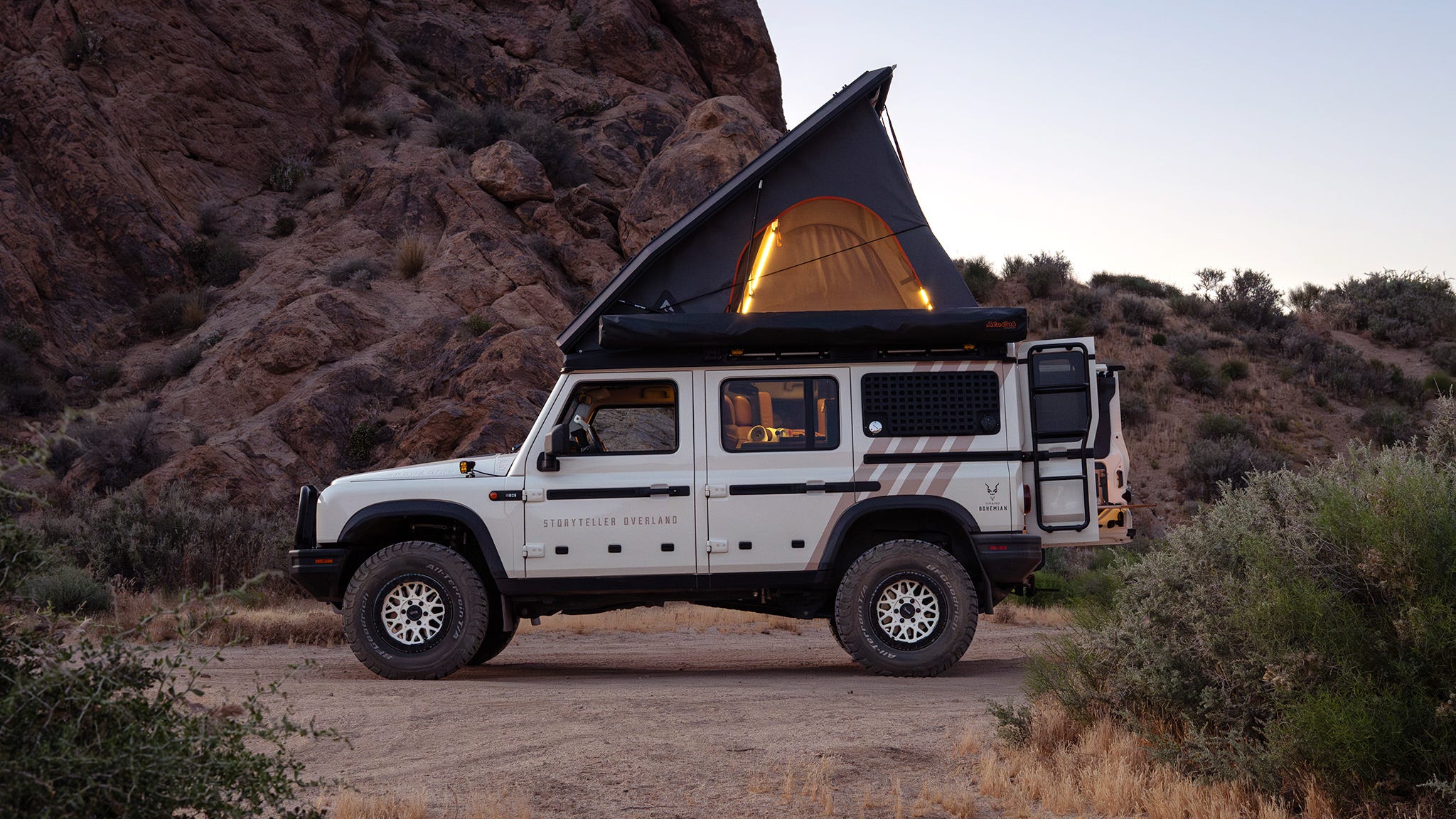 We Camped in Storyteller’s Ineos Grenadier RV (and Didn’t Get Eaten by Anything)