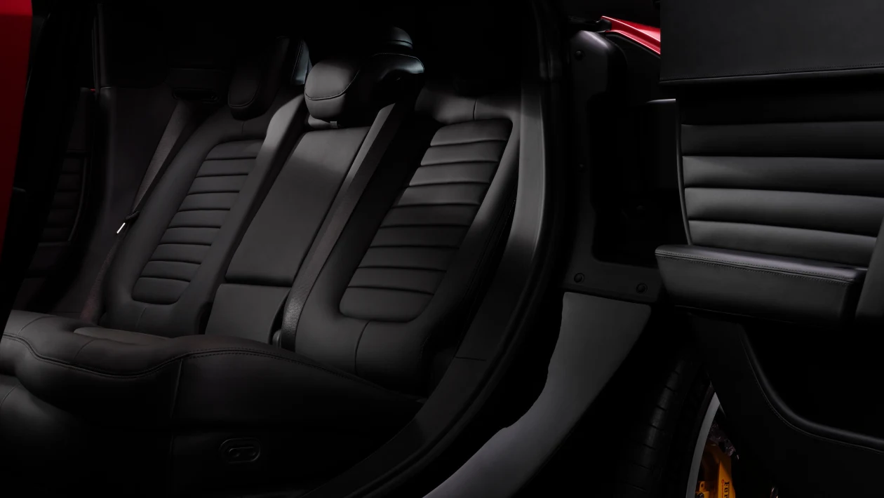 Ferrari Luce official red rear seats