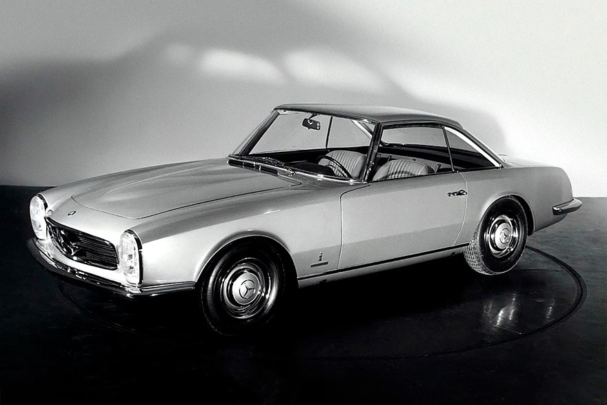 Mercedes-Benz 230 SL Coupe (1964) c дизайном от ателье Pininfarina