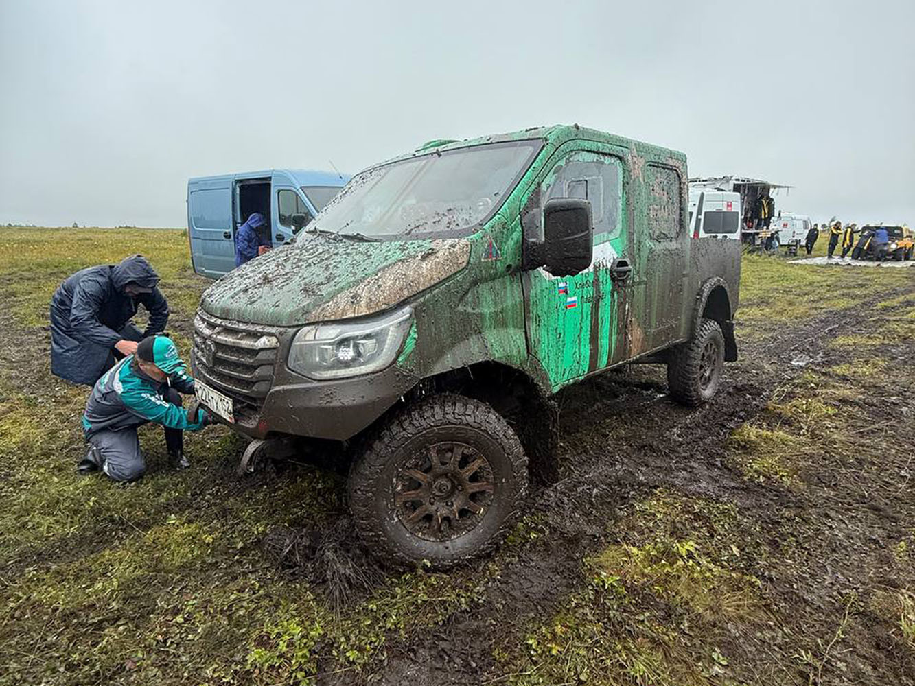GAZ Raid Sport" at the "Hills of Russia": Rain and Mud in Ulyanovsk